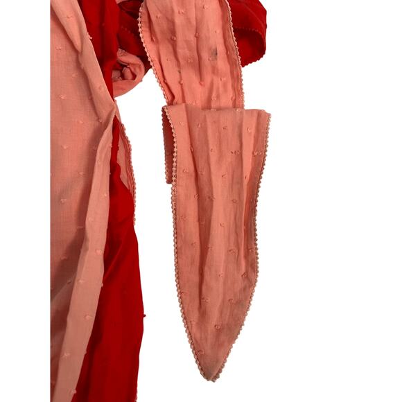 FARM RIO X ANTHROPOLOGIE Color blocked Wrep Blouse Pink/Rose Sz S NWT - Picture 13 of 13